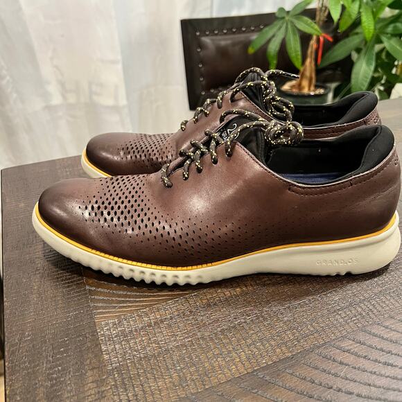 Cole Haan brown dress shoes zerogrand C30312 size 10.5Men - Picture 4 of 10
